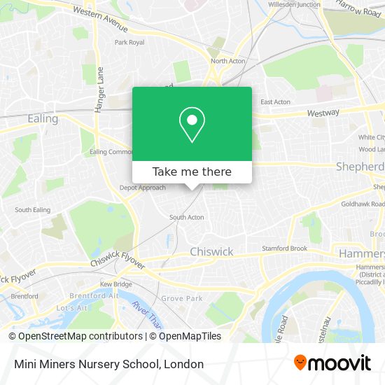 Mini Miners Nursery School map