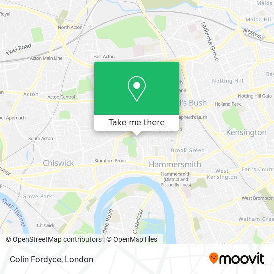 Colin Fordyce map