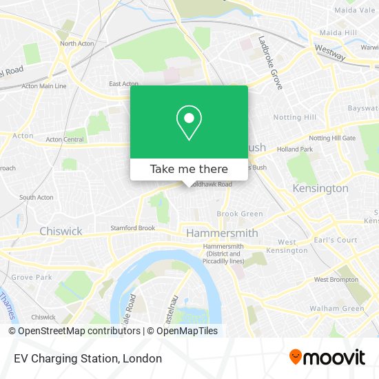 EV Charging Station map