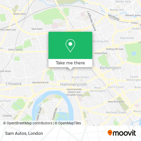 Sam Autos map
