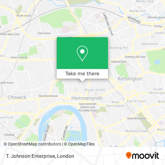 T. Johnson Enterprise map