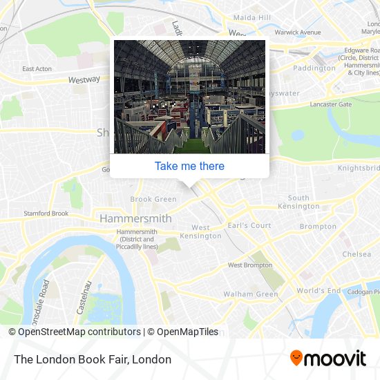 The London Book Fair map
