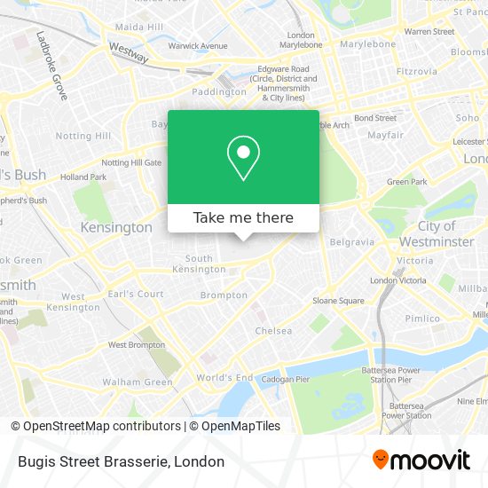 Bugis Street Brasserie map