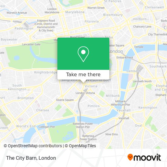 The City Barn map