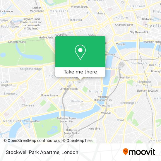 Stockwell Park Apartme map