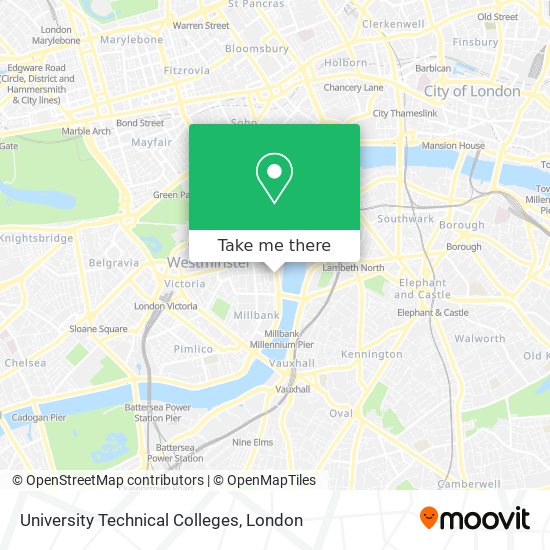 University Technical Colleges map