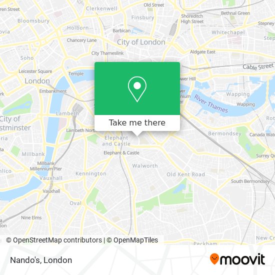 Nando's map