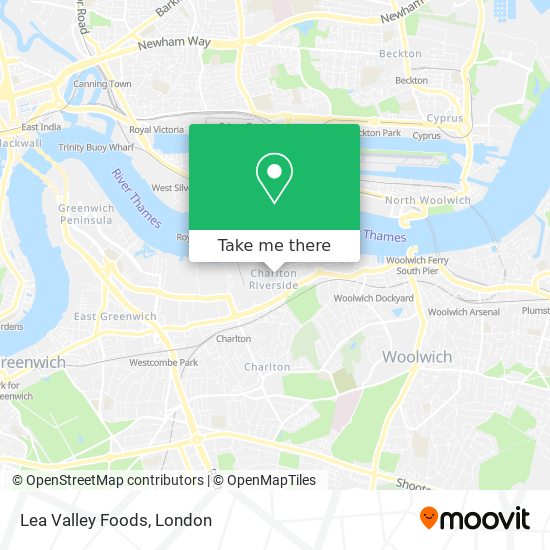 Lea Valley Foods map
