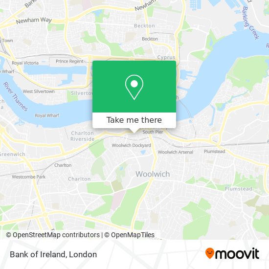 Bank of Ireland map