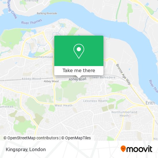 Kingspray map