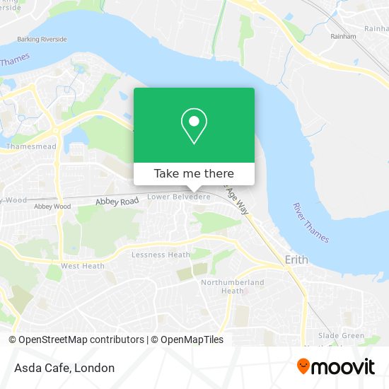 Asda Cafe map