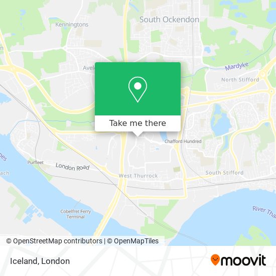 Iceland map