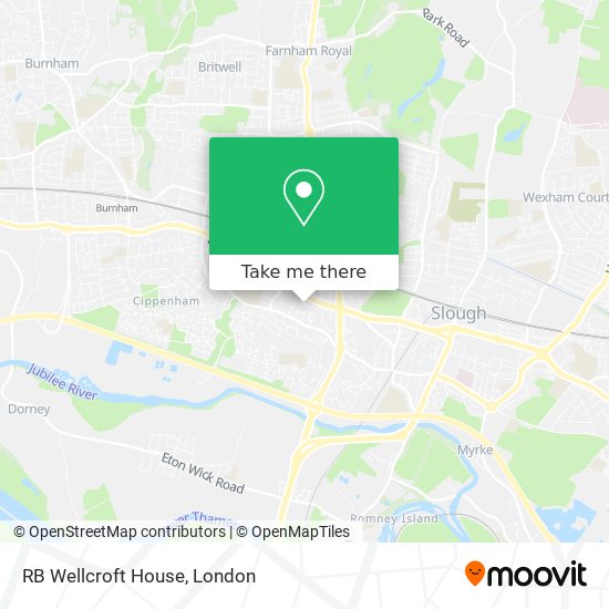 RB Wellcroft House map