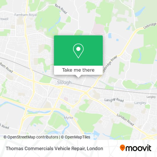 Thomas Commercials Vehicle Repair map