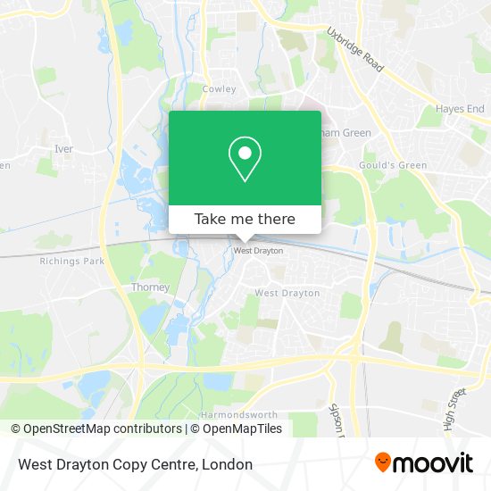 West Drayton Copy Centre map