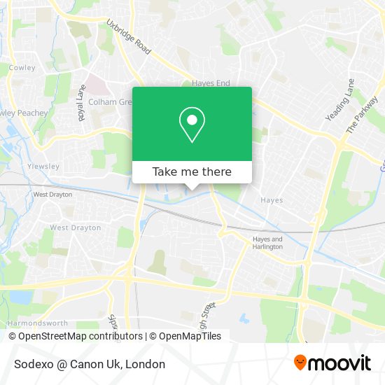 Sodexo @ Canon Uk map