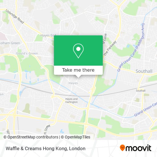 Waffle & Creams Hong Kong map