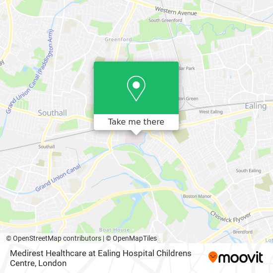 Medirest Healthcare at Ealing Hospital Childrens Centre map