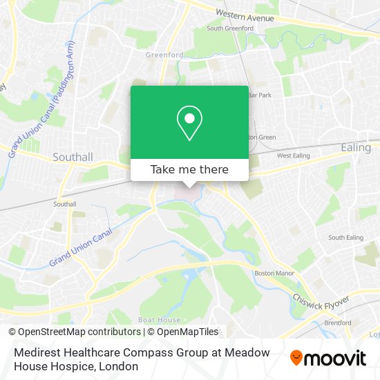 Medirest Healthcare Compass Group at Meadow House Hospice map