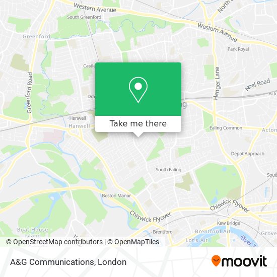 A&G Communications map