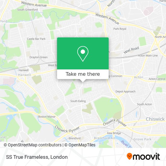 SS True Frameless map