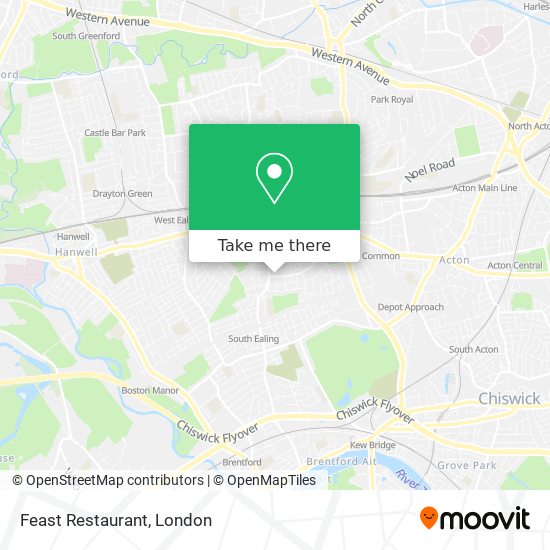 Feast Restaurant map