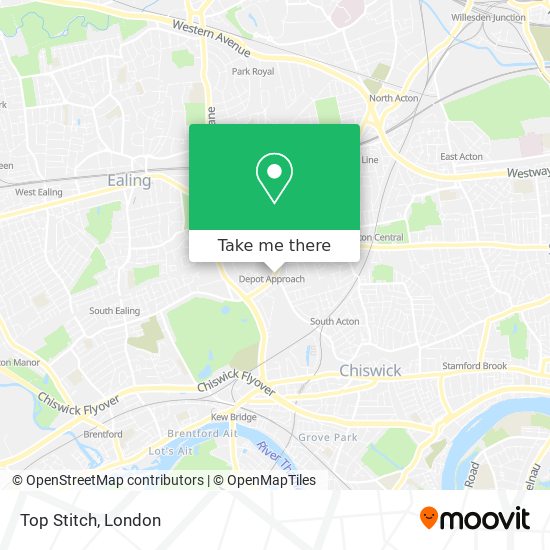 Top Stitch map