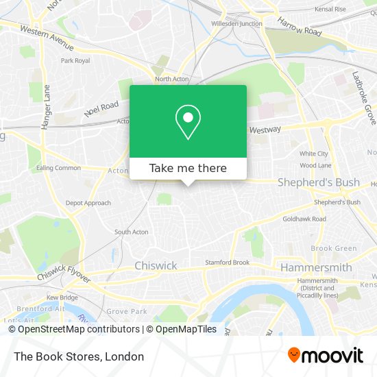 The Book Stores map