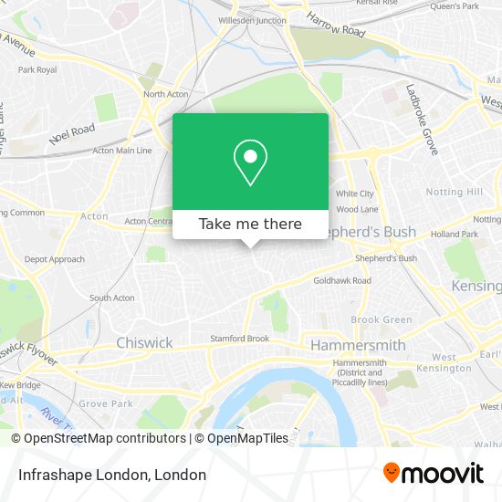 Infrashape London map