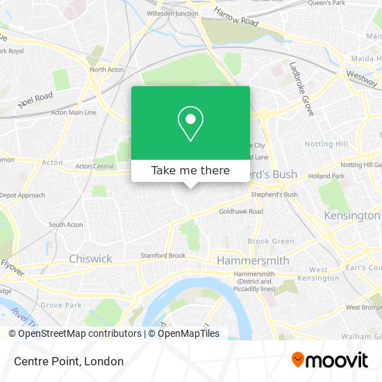 Centre Point map