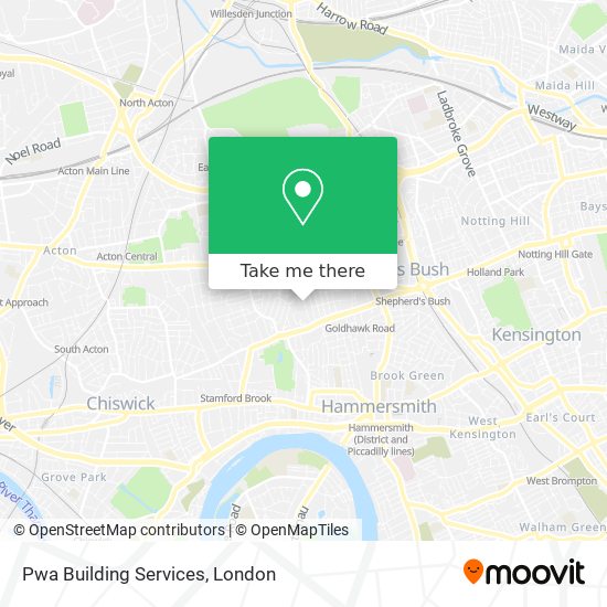 Pwa Building Services map