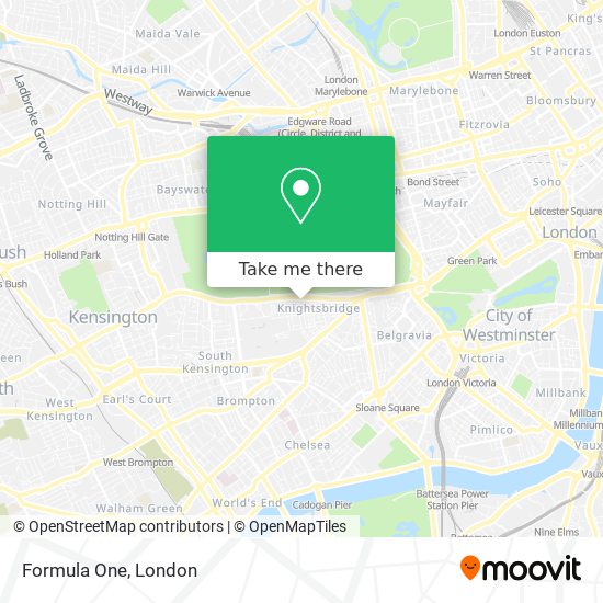 Formula One map