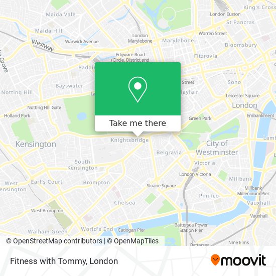 Fitness with Tommy map