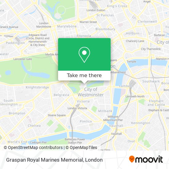 Graspan Royal Marines Memorial map
