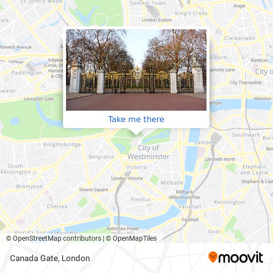 Canada Gate map