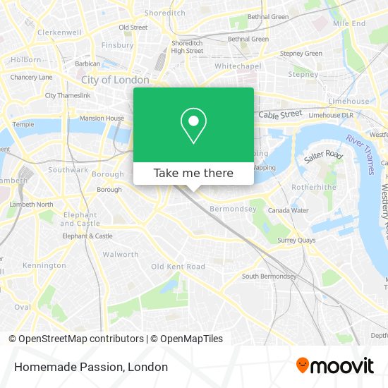 Homemade Passion map