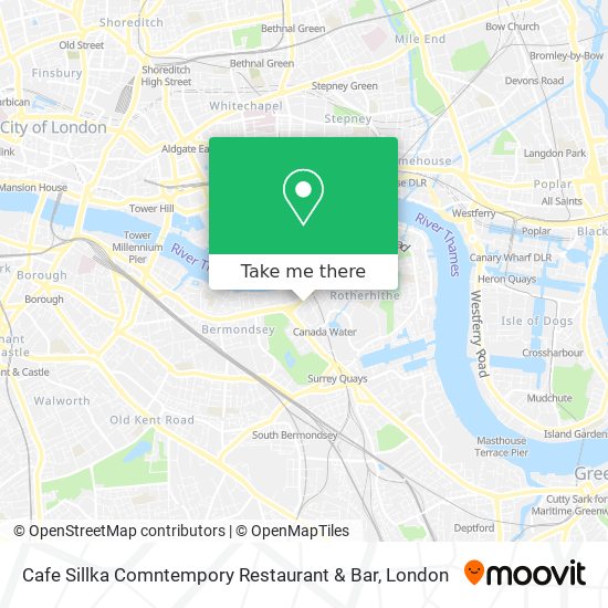 Cafe Sillka Comntempory Restaurant & Bar map