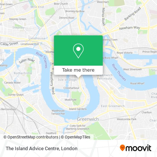 The Island Advice Centre map