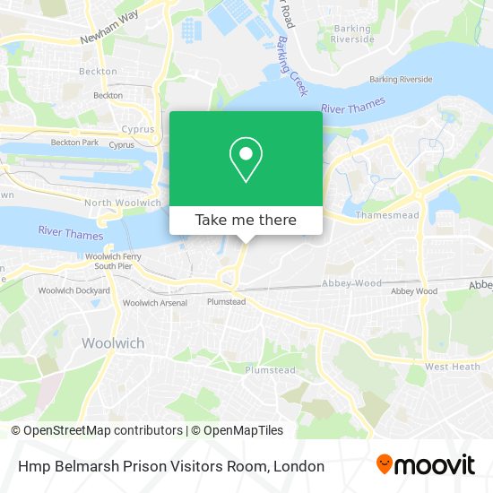 Hmp Belmarsh Prison Visitors Room map