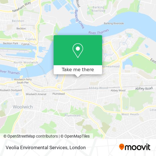 Veolia Enviromental Services map