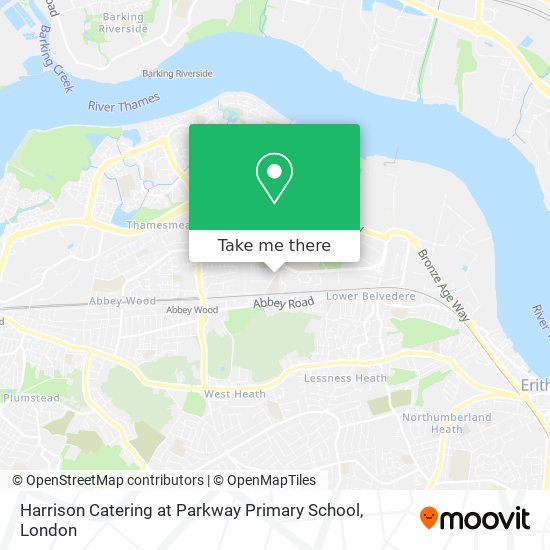 Harrison Catering at Parkway Primary School map