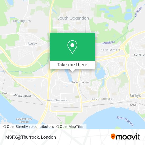 MSFX@Thurrock map
