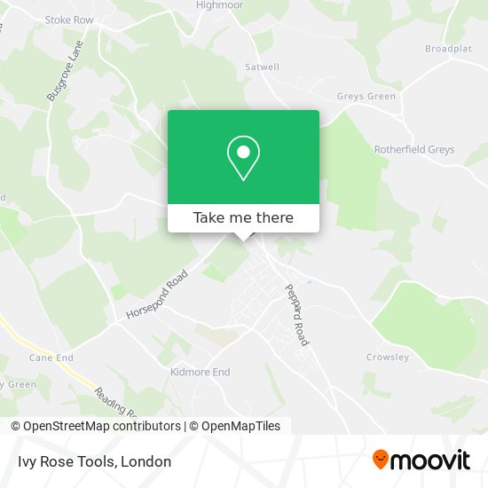 Ivy Rose Tools map