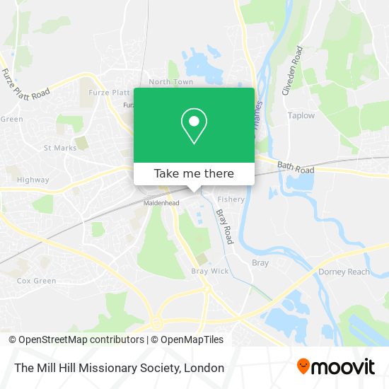 The Mill Hill Missionary Society map