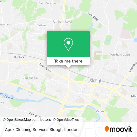 Apex Cleaning Services Slough map