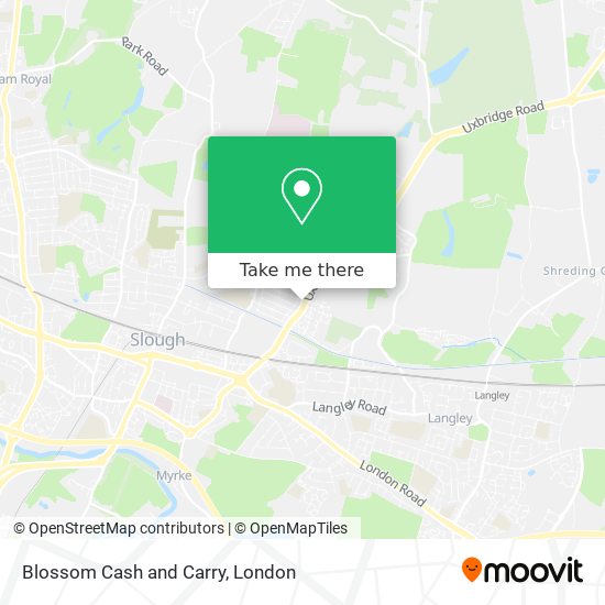 Blossom Cash and Carry map