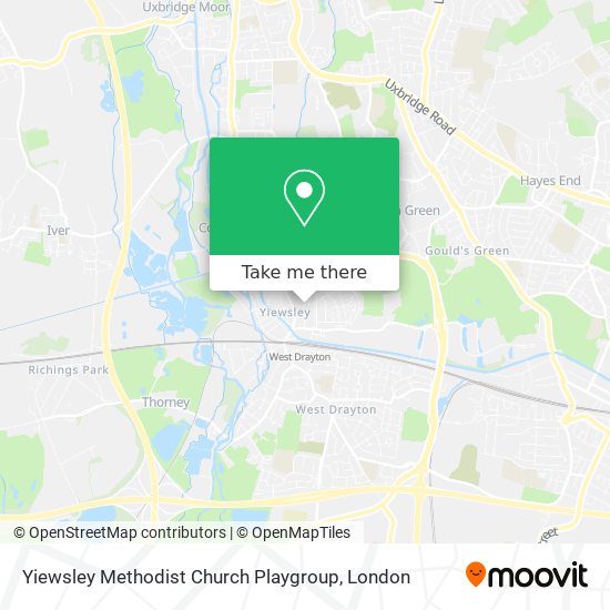 Yiewsley Methodist Church Playgroup map