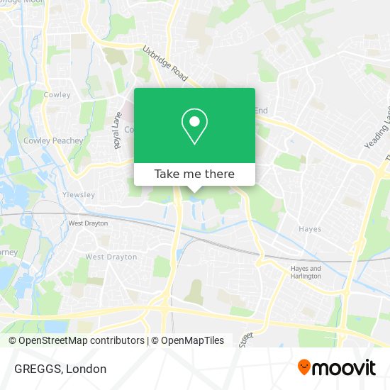 GREGGS map