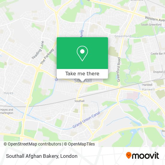 Southall Afghan Bakery map