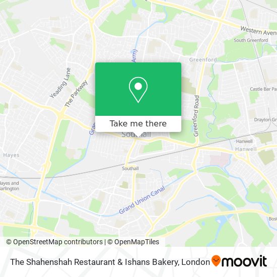 The Shahenshah Restaurant & Ishans Bakery map